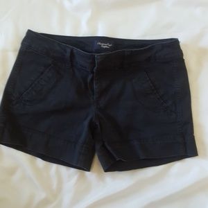 AEO Midi Stretch Shorts Black 4